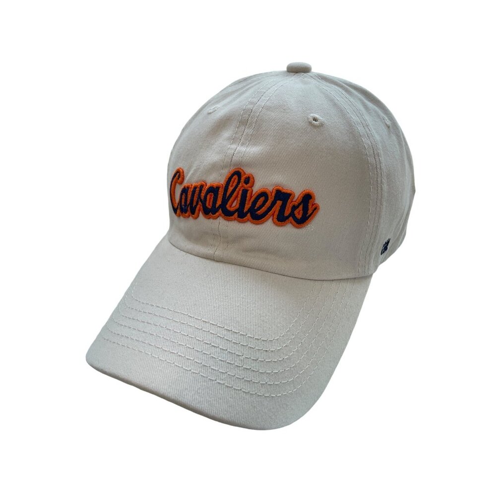 Homefield Cavaliers Baseball Cap OS Beige Embroidered Logo Adjustable Cotton NEW